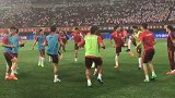 中超-17赛季-胡尔克伤愈复出 赛前热身一丝不苟-新闻