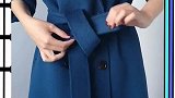 大衣腰带的经典系法