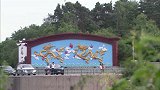 出来散心还是闷闷不乐，不知想到什么笑了一下