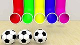 儿童卡通片：萌萌哒小动物们从足球里蹦了出来