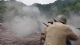 浴血：鬼子打残国军，下秒抗日队伍全军出击，机关枪横扫所向无敌