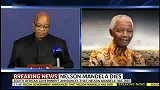 综合-13年-南非总统祖马宣布 曼德拉因病逝世 享年95岁-新闻