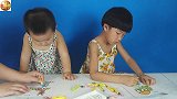 亲子互动玩涂色游戏，创意蘑菇房和风车房！