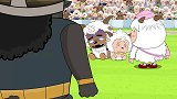 羊羊运动会：黑山羊队真是太野蛮了，又把懒羊羊扔了起来！