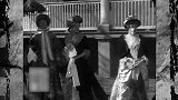 1928年西方国家珍贵录像，贵妇们身着维多利亚时代的服饰