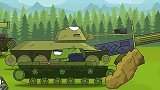 坦克世界动画：惊讶于对手实力的战役！多头怪兽会出现并参战吗