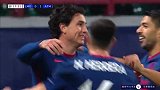 第18分钟马德里竞技球员何塞·希门尼斯进球 莫斯科火车头0-1马德里竞技