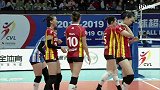 2018-19中国女子排超联赛八强赛次轮 上海女排3-0福建女排