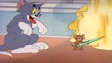 猫和老鼠：猫怕地上踩脏不敢动，老鼠给他盖个印泥，看他怎么走！