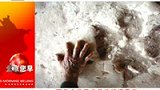 重庆发现罕见立体恐龙足迹 蹄状爪痕高半米-6月18日