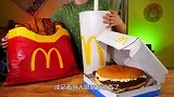 土豪做“巨型麦当劳套餐”，配料太丰富了，一口咬下去全是钱！
