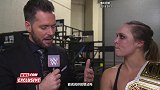 WWE-18年-2018地狱牢笼大赛：隆达·罗西赛后采访表示从不考虑失败 并不担心赛前肋骨伤痛-花絮