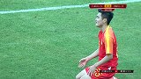 邓涵文完成下底传中 黄紫昌禁区内摔倒被裁判无视