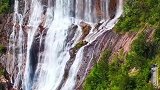 断流60年后的今天，天台山大瀑布重现雄姿