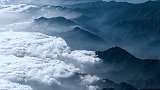 中国秦岭，以一己之力，挡住南下冷空气！ 航拍