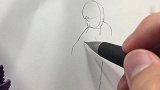 怎样画一个俯视的男性人体看看这个一分多钟的教学视频会有帮助