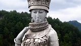 世界上最高苗族女神像，世界吉尼斯纪录，总高88米。