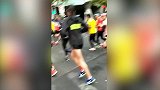 跑步-17年-上海马拉松 跑友路上偶遇陈意涵-花絮