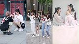 穿着古装的美女喝果汁，怎么看怎么跳戏，你觉得是吗？