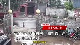 女子扔下车跟孩子飞扑救娃，抱起瞬间货车擦身而过，惊险瞬间曝光