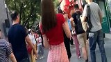 街拍韩国网红热舞，亮点在后面