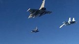 北约军机频频挑衅越境 实拍俄罗斯硬核回击苏-27升空拦截