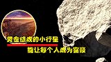 小行星叫16Psyche，成分大部分由黄金组成，足以使每个人