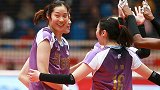朱婷李盈莹合砍35分 天津女排无敌全胜1局不失进8强