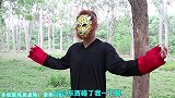 奥特曼真人版：怪兽降落地球，没想竟落在迪迦腿上，士可杀不可辱