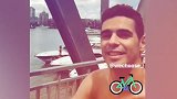 美滋滋！奥斯卡七夕节虐狗了 休赛期与妻子骑行上海