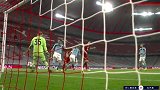 第82分钟拉齐奥球员帕罗洛进球 拜仁慕尼黑2-1拉齐奥
