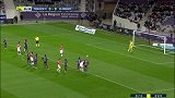 第5分钟摩纳哥球员本耶德尔点球进球 图卢兹0-1摩纳哥