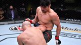 一记冷膝爆肝让对手疼得岔气 贝尼特斯首回合TKO终结获胜