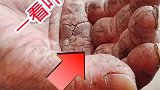 劳动人民的手真让人心疼