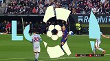 库鸟神级停球+连续过人 登贝莱左脚弧线折射偏出