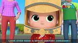 启蒙教育 孩子们来到太空城，都想成为一名宇航员！趣味英文儿歌
