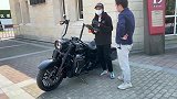 小姐姐带我感受了下33万哈雷路王的后座，有钱真好！
