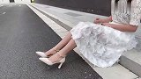 夏天高跟凉鞋学会这样搭配，清爽好看又百搭，简直完美