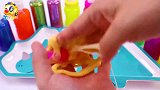 趣味手工：DIY荧光大恐龙 大家一起学英语颜色