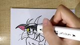 教大家如何画汤姆猫，学会之后你就能自己动手画漫画了