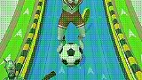 小游戏泰罗要跟小舞一起踢足球了！
