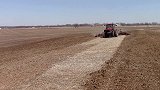 拍摄CASEIH340型大型拖拉机春耕作业