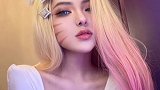 先不说了游戏开了cosplay lol 电竞少女