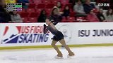 华裔少女完成四周跳 1月刚成最年轻全美花滑冠军