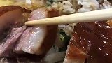 女子点了份烧鹅饭，结果鹅肉都是肥的