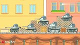 坦克世界动画：P1500是个钢铁怪物
