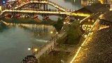 沱江边的夜景，风景太漂亮了