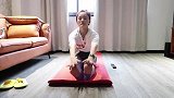 馨子的vlog，在家做瑜伽，做的非常认真，放松身心