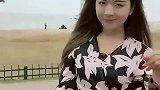 美女新买的花裙，说穿上特别好看非要上街去臭美一圈