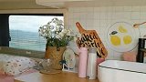 露营出现意外，只能拆掉车里电磁炉